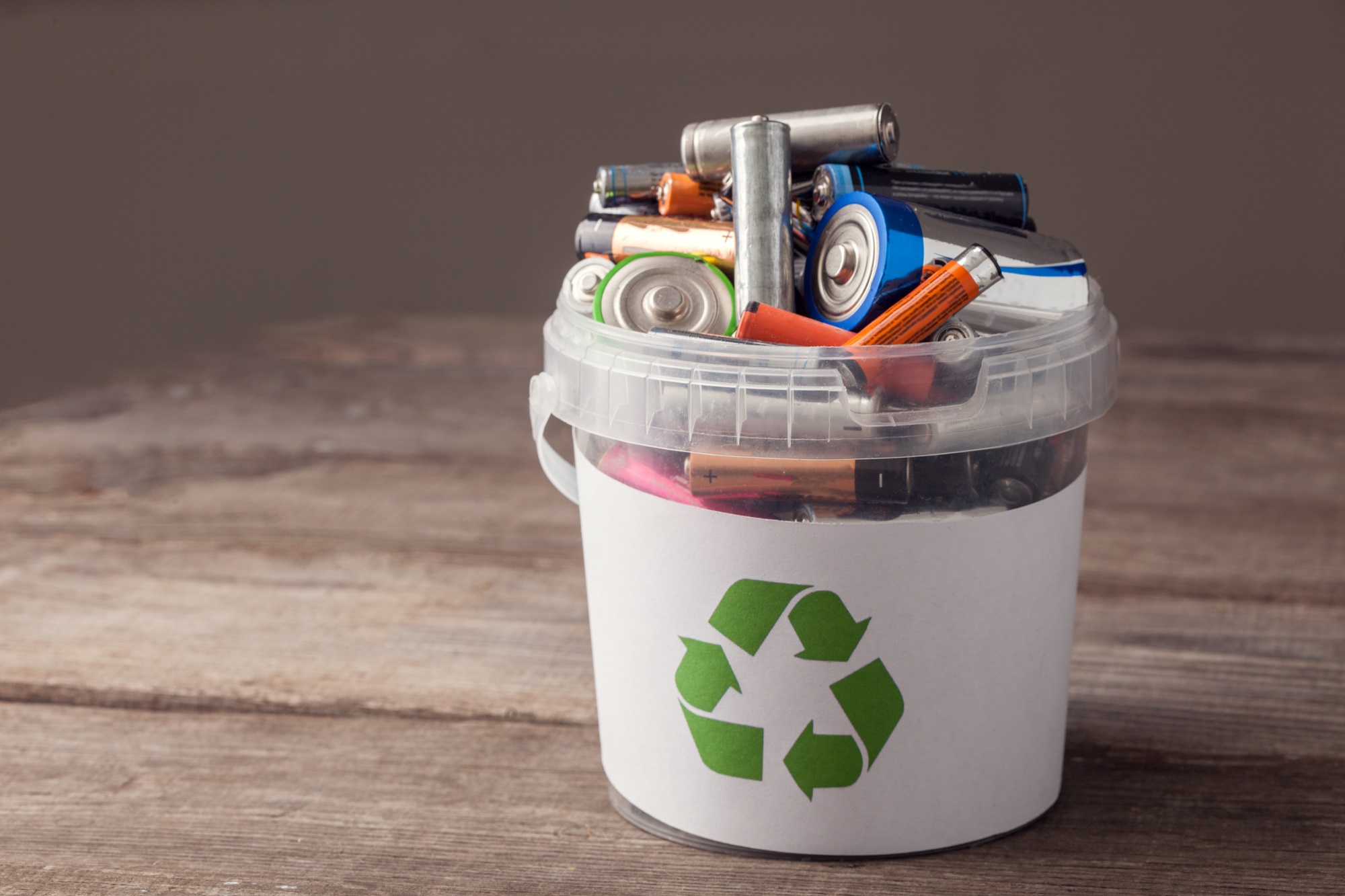 battery recycle bin